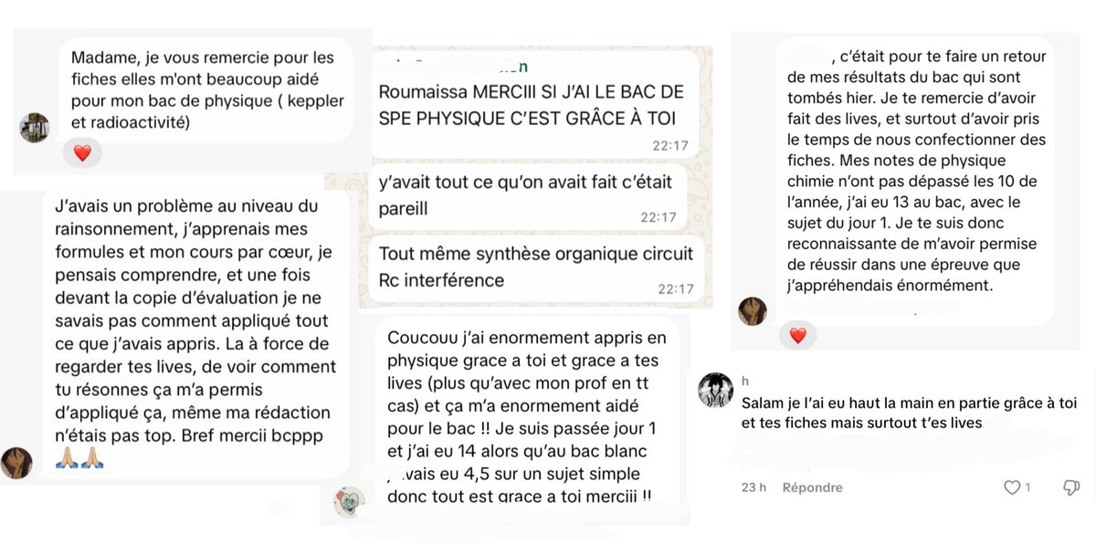 Pack Objectif Médecine — fiches BAC Physique & Biostats (1ere année de médecine)